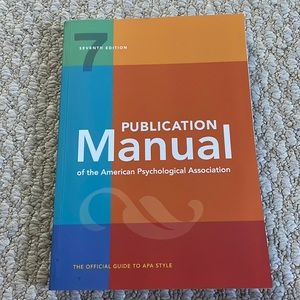 Publication Manuel APA Style 7th edition